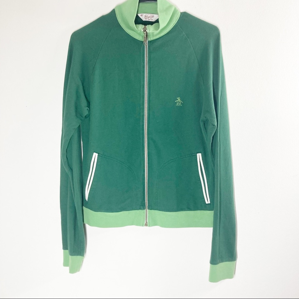 Penguin Zip Up Jacket by munsing wear Size Small EUC